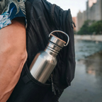 Bamboo Lid Stainless Steel Bottle