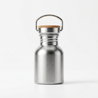 Bamboo Lid Stainless Steel Bottle