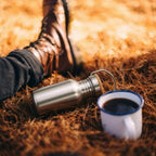 Bamboo Lid Stainless Steel Bottle