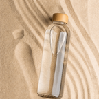 Bamboo Lid Glass Bottle
