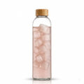 Bamboo Lid Glass Bottle
