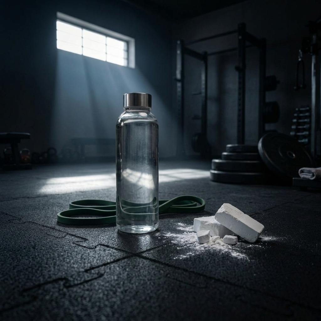 Stainless Steel Lid Glass Bottle