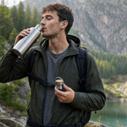 Bamboo Lid Stainless Steel Bottle
